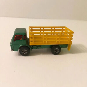 Vintage 1976 Matchbox Cattle  Truck Superfast Diecast and Plastic